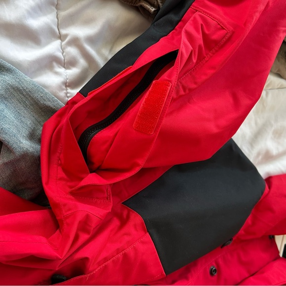 The North Face Antora Red and Black Outerwear Waterproof Jacket - Picture 10 of 12